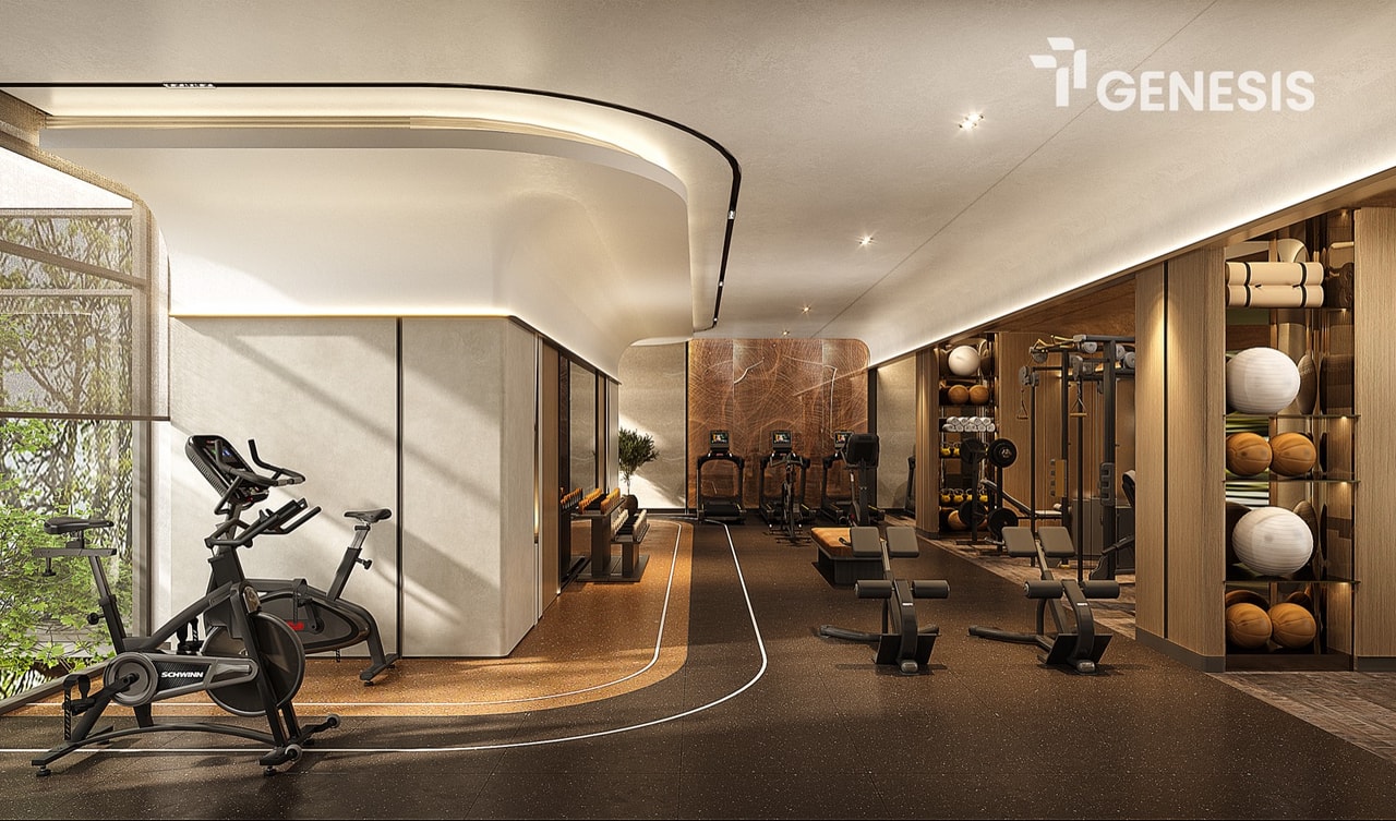 Khu vận động OLYMPIC & gym — hình minh họa từ tài liệu giới thiệu